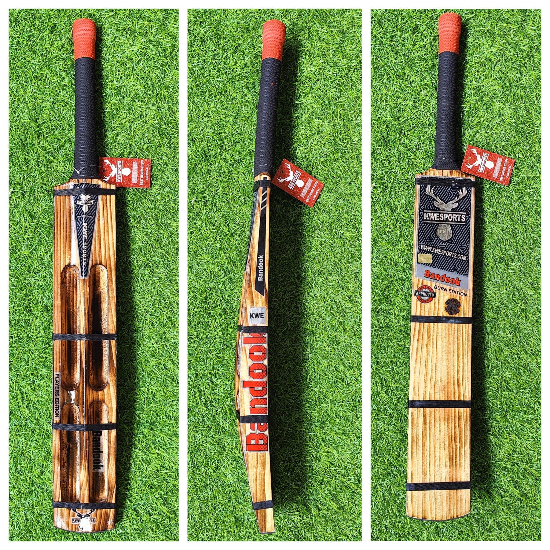 Bandook Burn Edition Players Edition Scoop Bats - Premium Cricket Bats for Professional Players & Practice Sessions