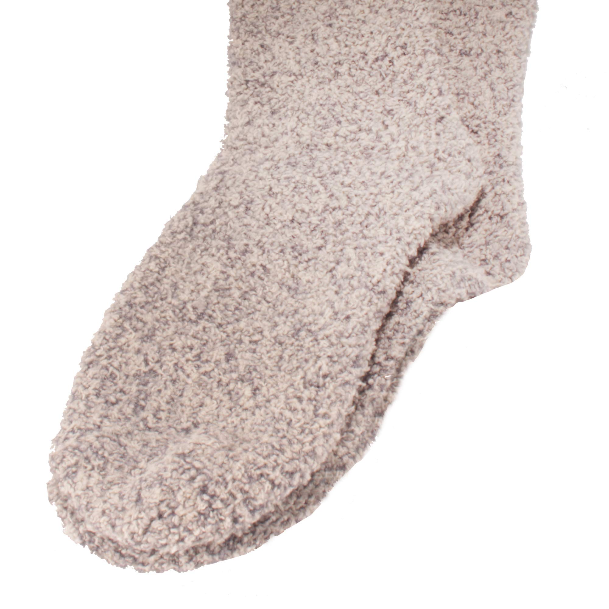 Women's Fuzzy Feather Soft Cozy Knee High Socks - Warm Winter Socks for Women, Perfect for Cold Weather, Home, Office and Outdoor Activities