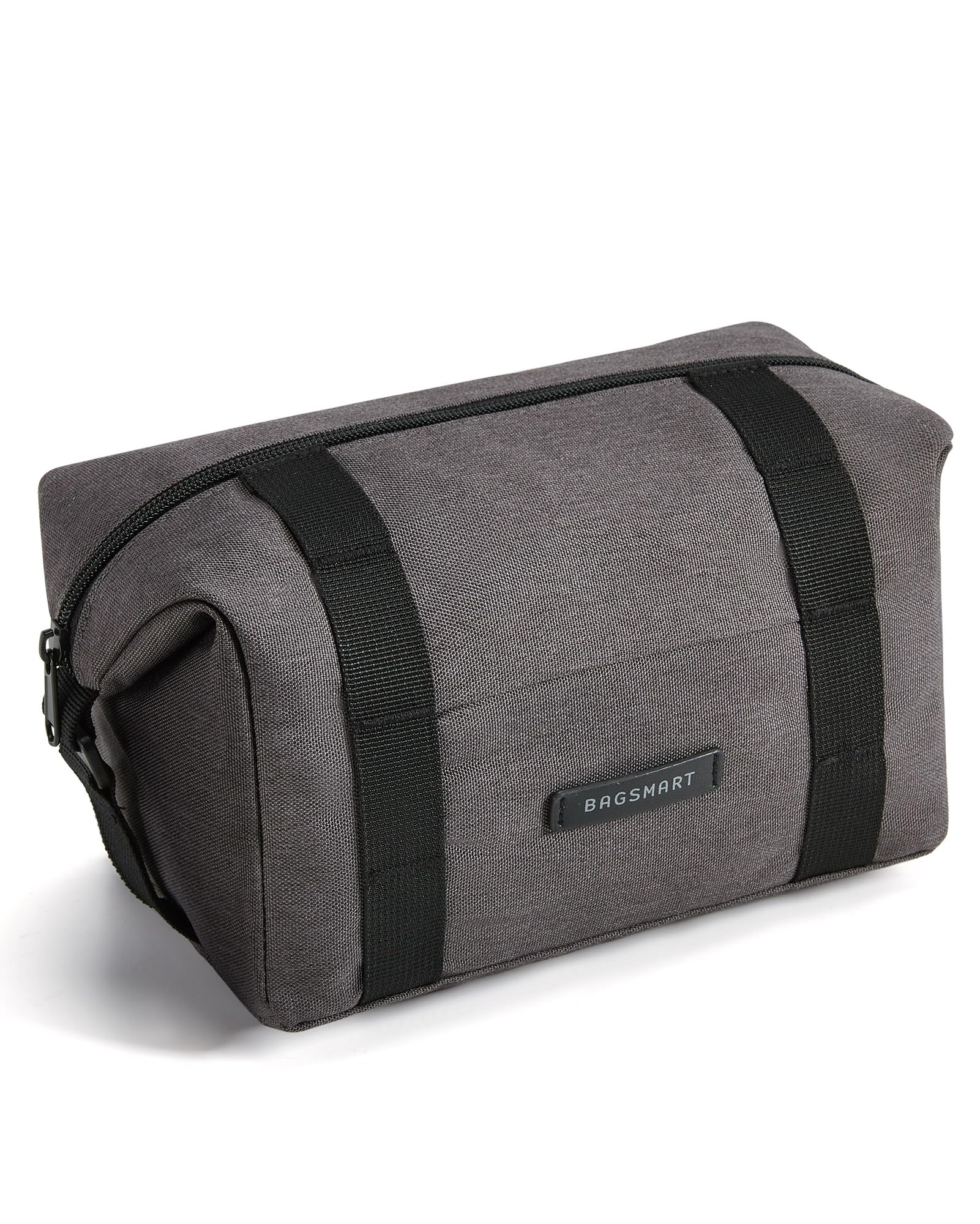 BAGSMART Large Waterproof Hanging Toiletry Bag for Men - Travel Shaving Dopp Kit Organizer with Multiple Pockets for Hygiene & Bathroom Essentials - Perfect Gift for Traveling, Camping & Gym Use - Black