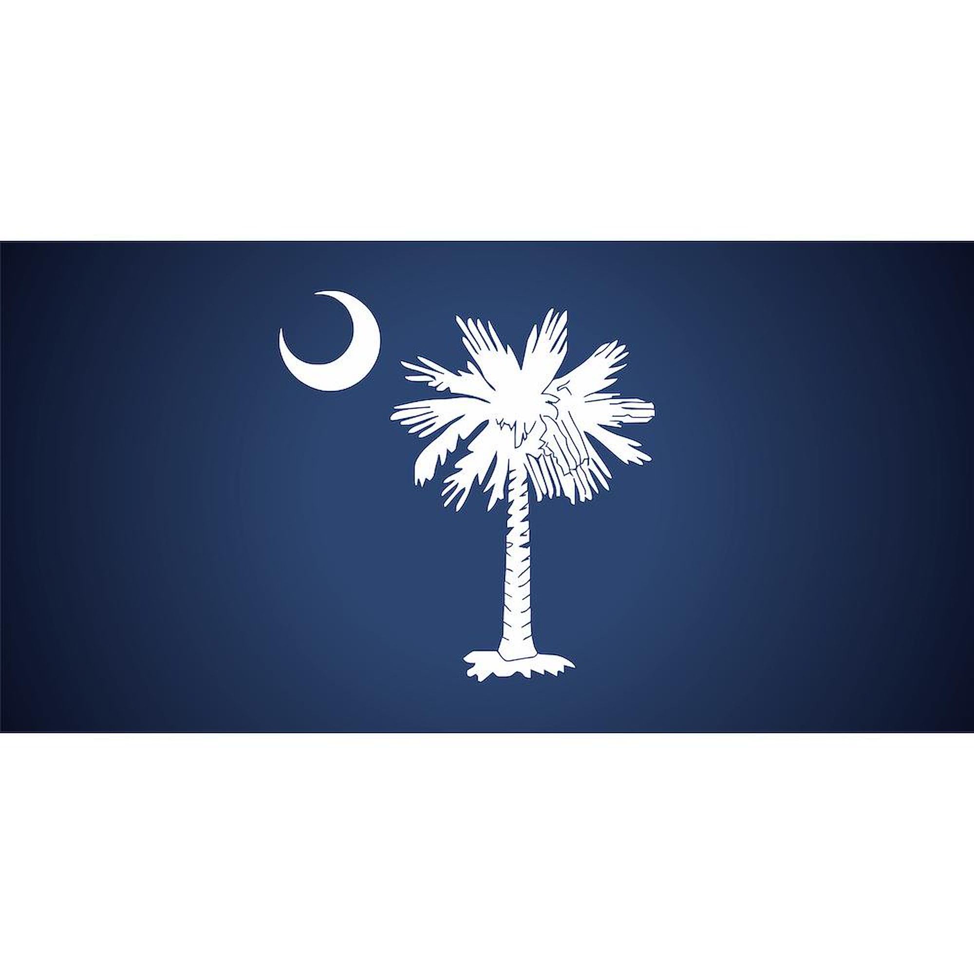 South Carolina Flag Aluminum License Plate - Front Vanity Tag for Cars, Trucks & SUVs - Show State Pride with Custom SC Auto Plate