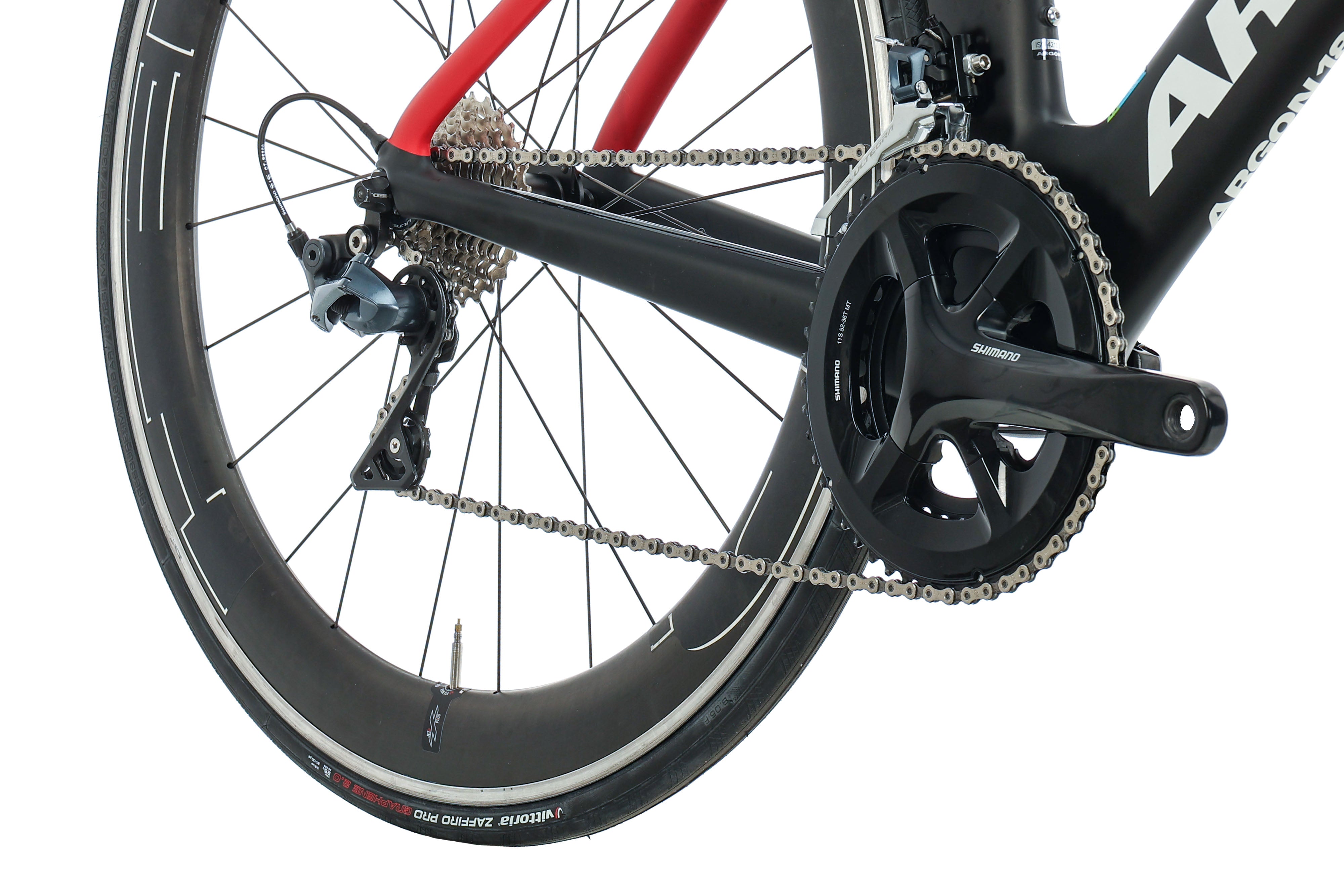 Argon 18 E 117 Tri Time Trial Bike 2020 - Medium Size Carbon Road Racing Bicycle for Triathlons & Competitive Cycling