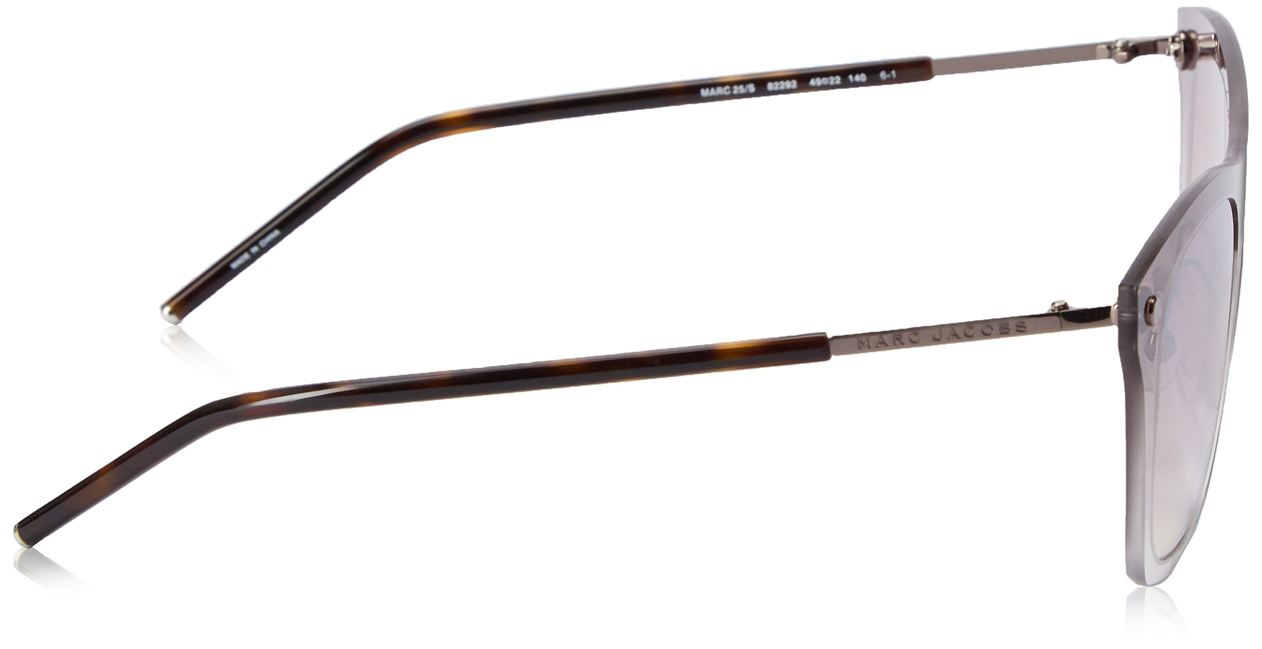 Marc by Marc Jacobs Square Sunglasses for Women - UV Protection Fashion Sunglasses for Outdoor, Beach & Driving