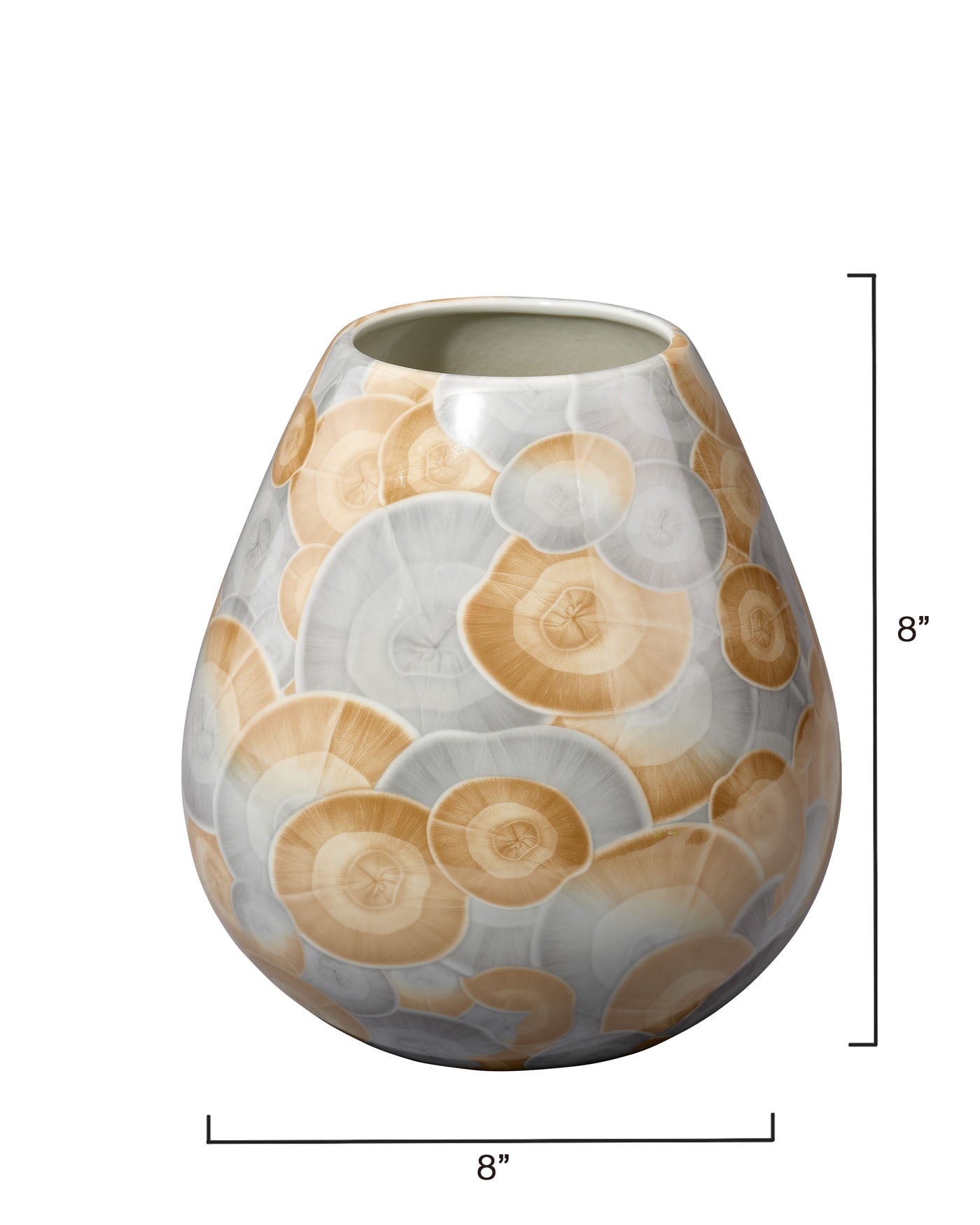 Pura Vase - Elegant Ceramic Flower Vase for Home Decor, Wedding Centerpiece & Gift Idea | Perfect for Living Room, Dining Table & Office Desk Decorations
