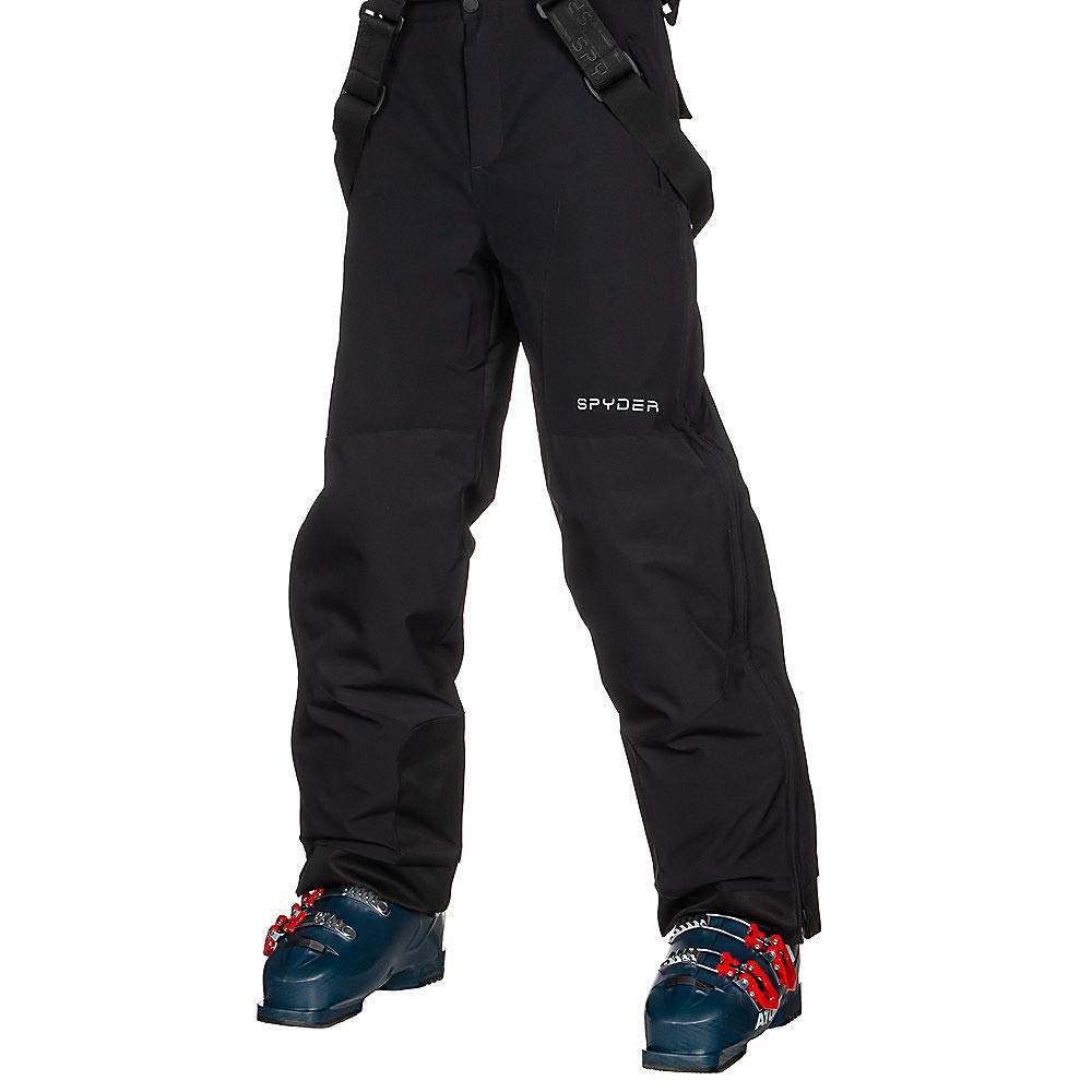 Spyder Big Boys' Insulated Ski Pants with Side Zipper - Waterproof Snow Pants for Kids' Winter Sports & Outdoor Activities