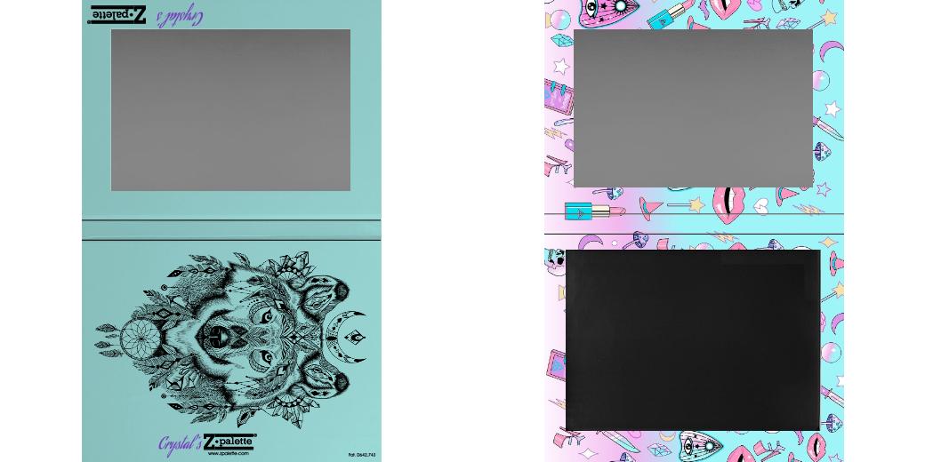 Custom Extra Large Z Palette - Magnetic Makeup Palette for Eyeshadows, Blush & Cosmetics - Perfect for Makeup Artists & Travel Organizers