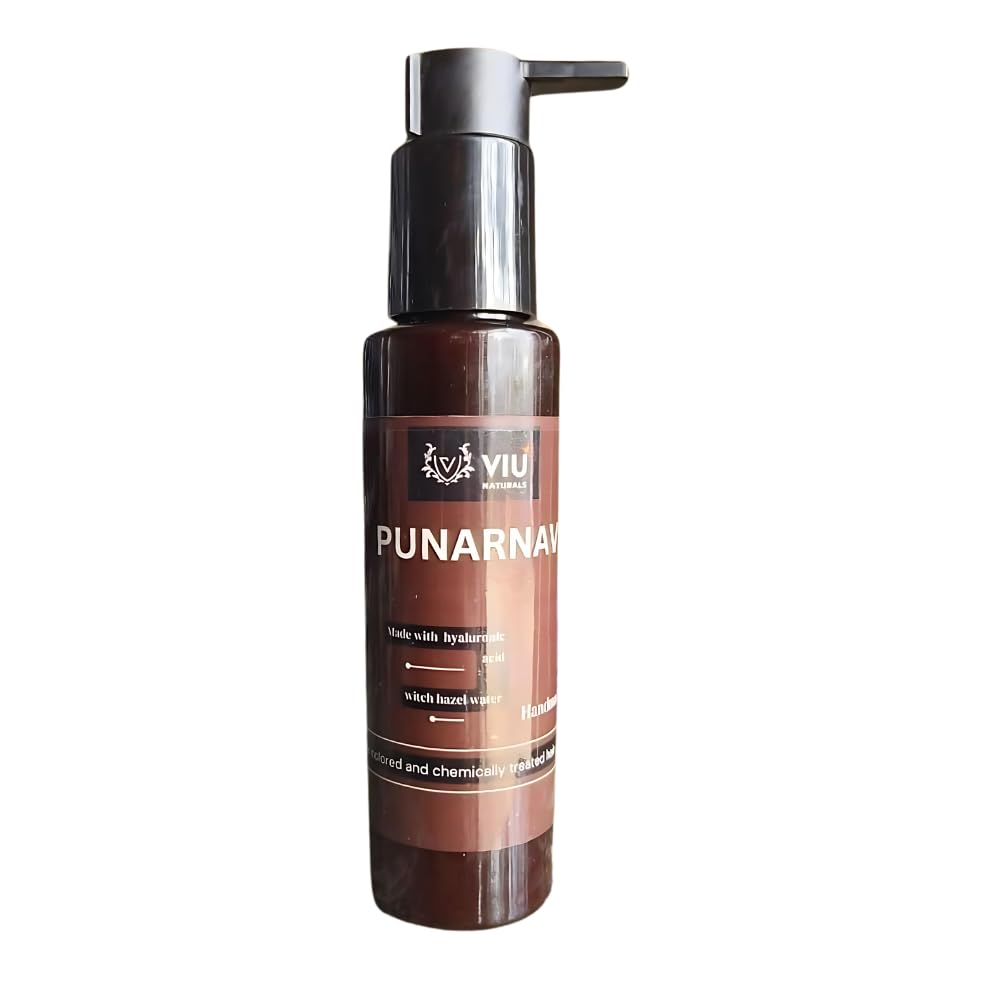 Punarnava 60ml Ayurvedic Hair Tonic with Rice & Oats Extract | Natural Kidney Detox & Herbal Diuretic | 100% Ayurvedic for All Hair Types | Promotes Hair Growth & Body Cleansing for Men & Women