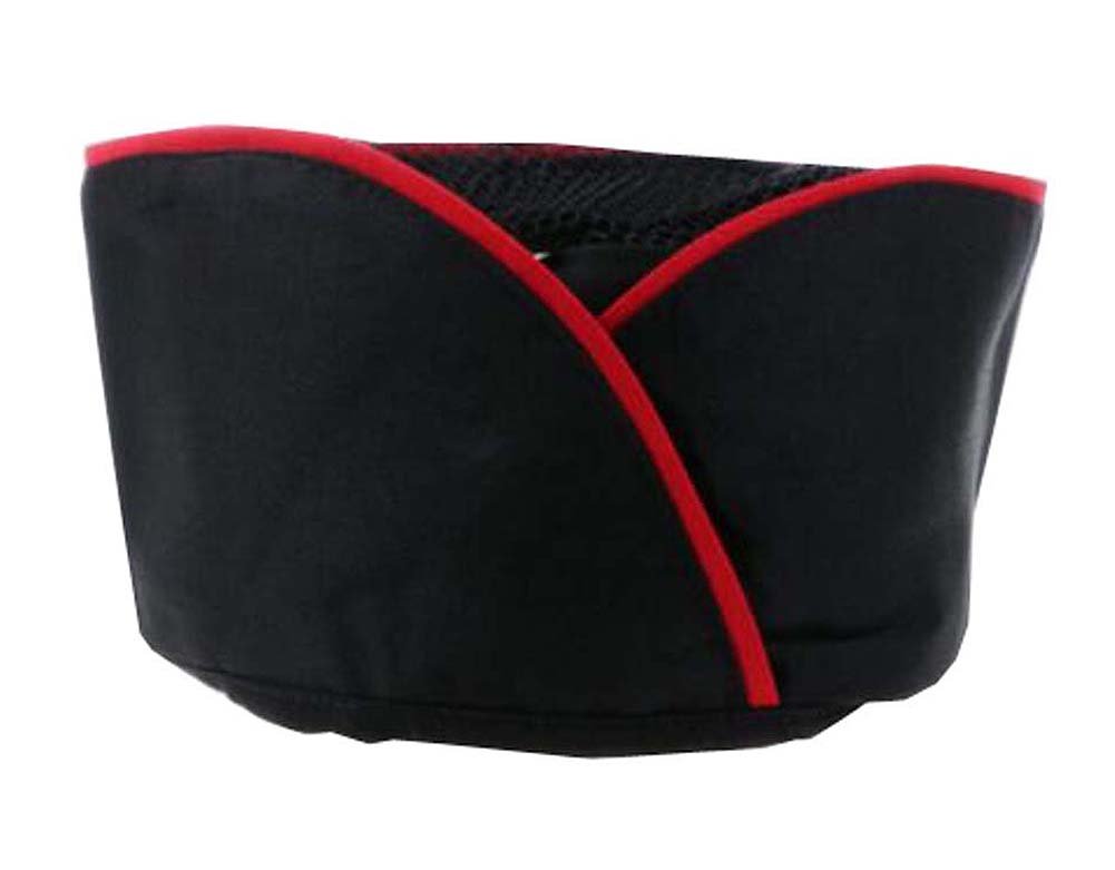 Professional Japanese Style Chef Hat - Black Kitchen Cooking Cap for Home, Hotel & Restaurant Use | Perfect for Chefs, Bakers & Culinary Enthusiasts