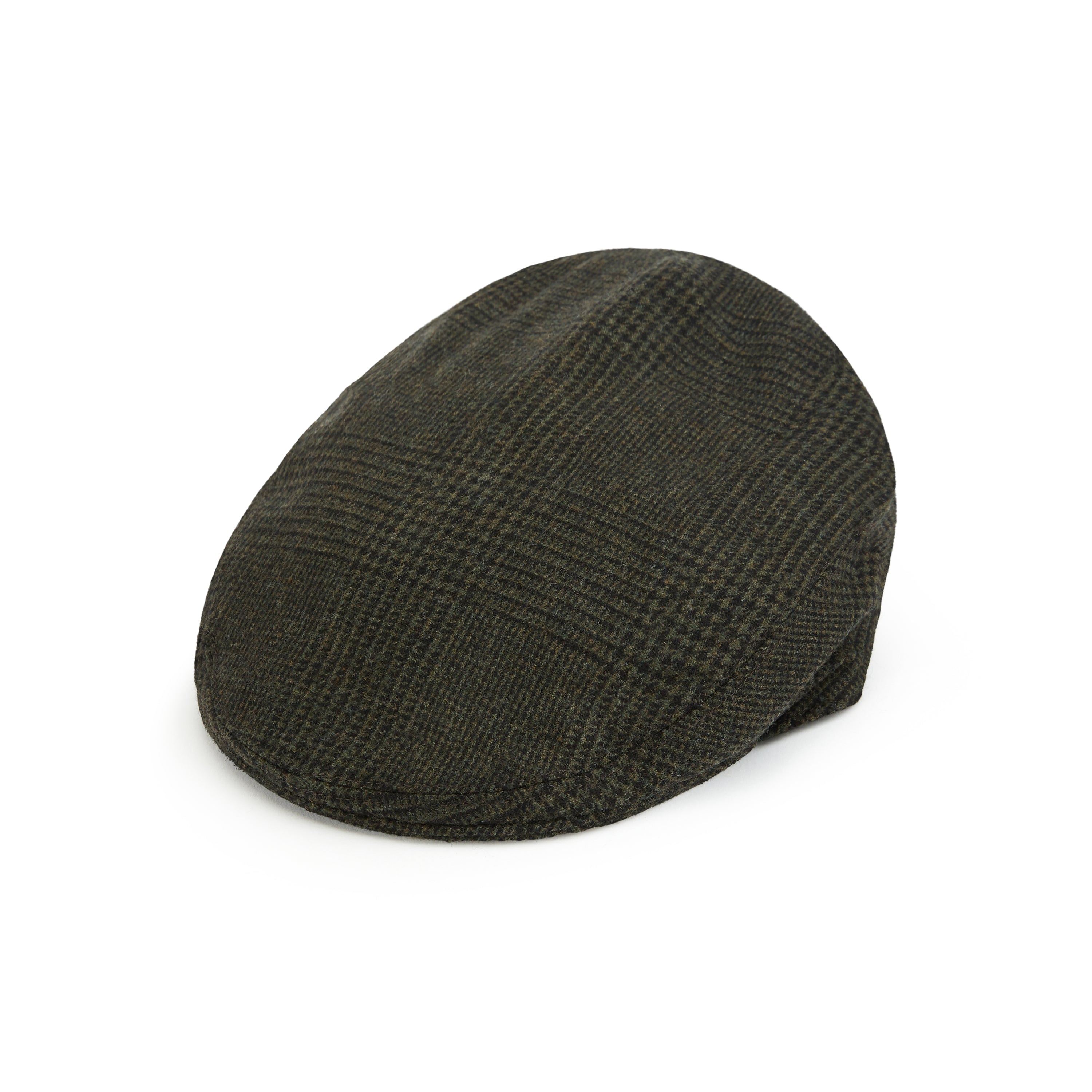 Heydon Green Glen Plaid Flat Cap for Men - Classic Wool Ivy Newsboy Hat for Outdoor Activities, Golf, and Casual Wear