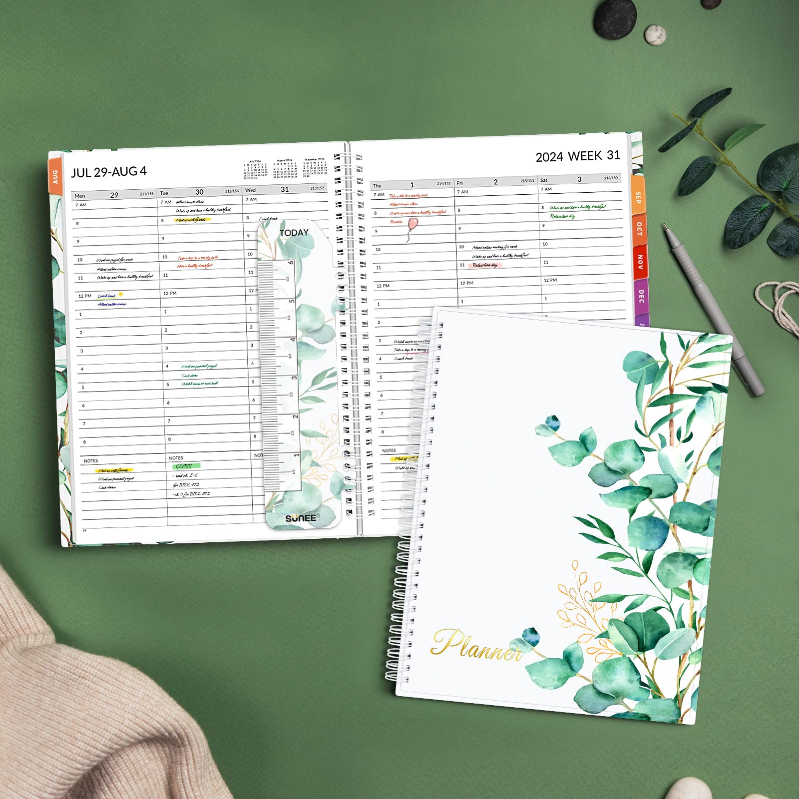 **SUNEE 2024-2025 Academic Planner – 17-Month Appointment Book (8.5