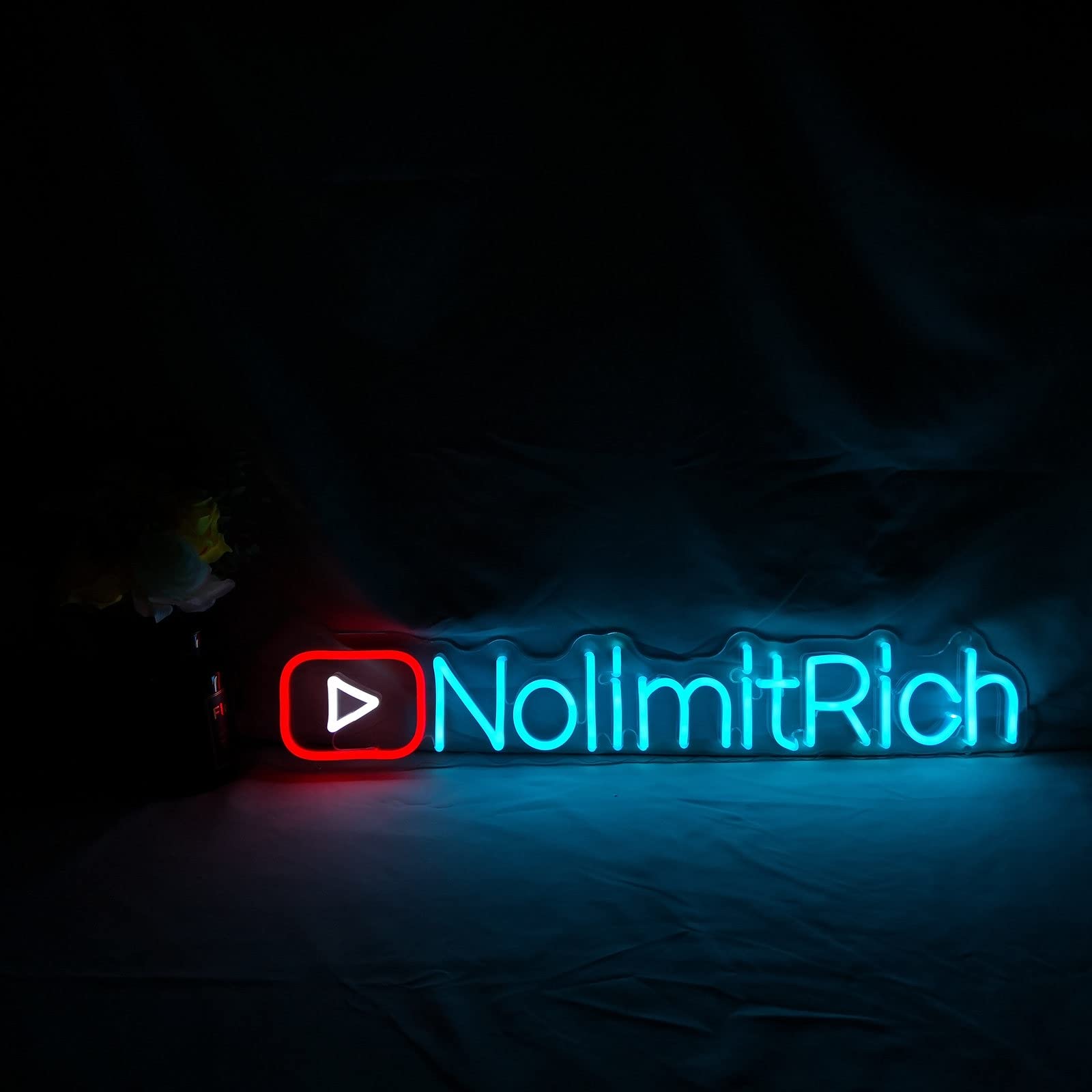 Custom Neon Signs for Game Room - Personalized Channel ID Sign Light for Twitch, Facebook & YouTube | Wall Decor & Birthday Gifts for Gamers | Perfect for Streaming Setup, Gaming Den & Man Cave Decor