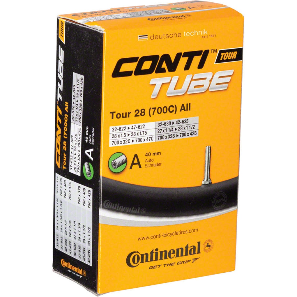 Continental Bike Inner Tube 700x32 47mm/40mm SV - Compatible with Road Bikes, Hybrid Bikes & Commuter Bikes for Smooth Urban Rides