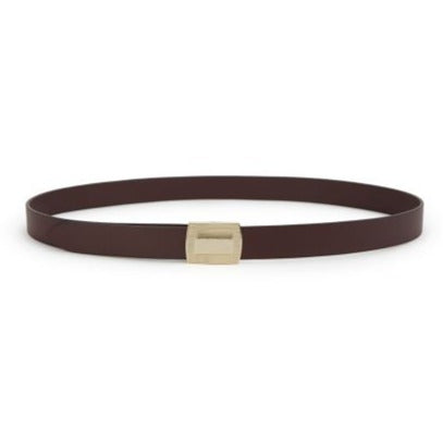 Premium Genuine Nappa Calfskin Leather Belt for Men - Slim & Stylish Dress Belt - Perfect for Business, Office, and Formal Occasions