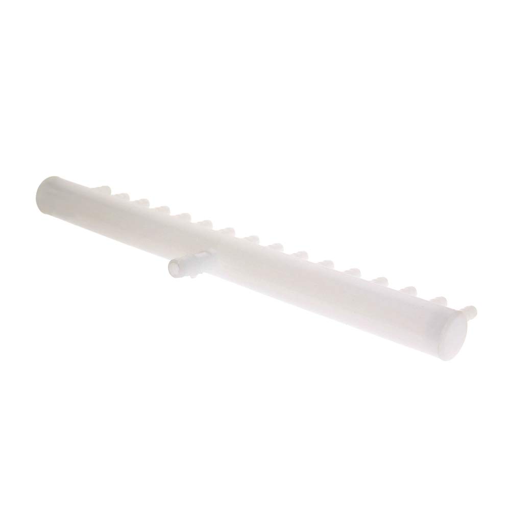 MroMax 8mm to 4mm 16-Way Aquarium Air Pump Splitter - Plastic Air Line Tubing Connector for Fish Tank, Hydroponics & Air Flow Diffusion - Perfect for Bubble Walls, Airstones & Oxygen Systems (1 Pack)