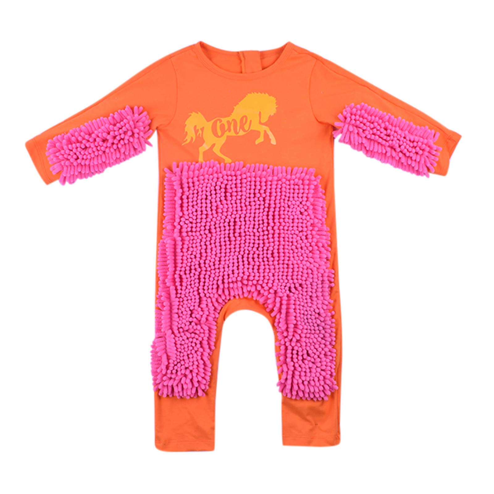 Baby One Casual Romper - Newborn Infant Jumpsuit for Girls & Boys | Soft Cotton Crawling Outfit with Letter Print | Perfect for Playtime, Daycare & Family Photos