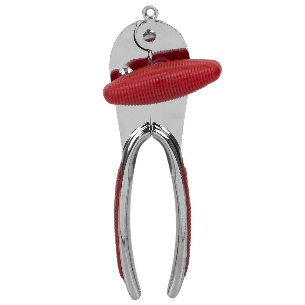 Premium Zinc Can Opener with Ergonomic Rubber Grip - Smooth & Safe Kitchen Tool for Camping, Emergency Kits & Everyday Use