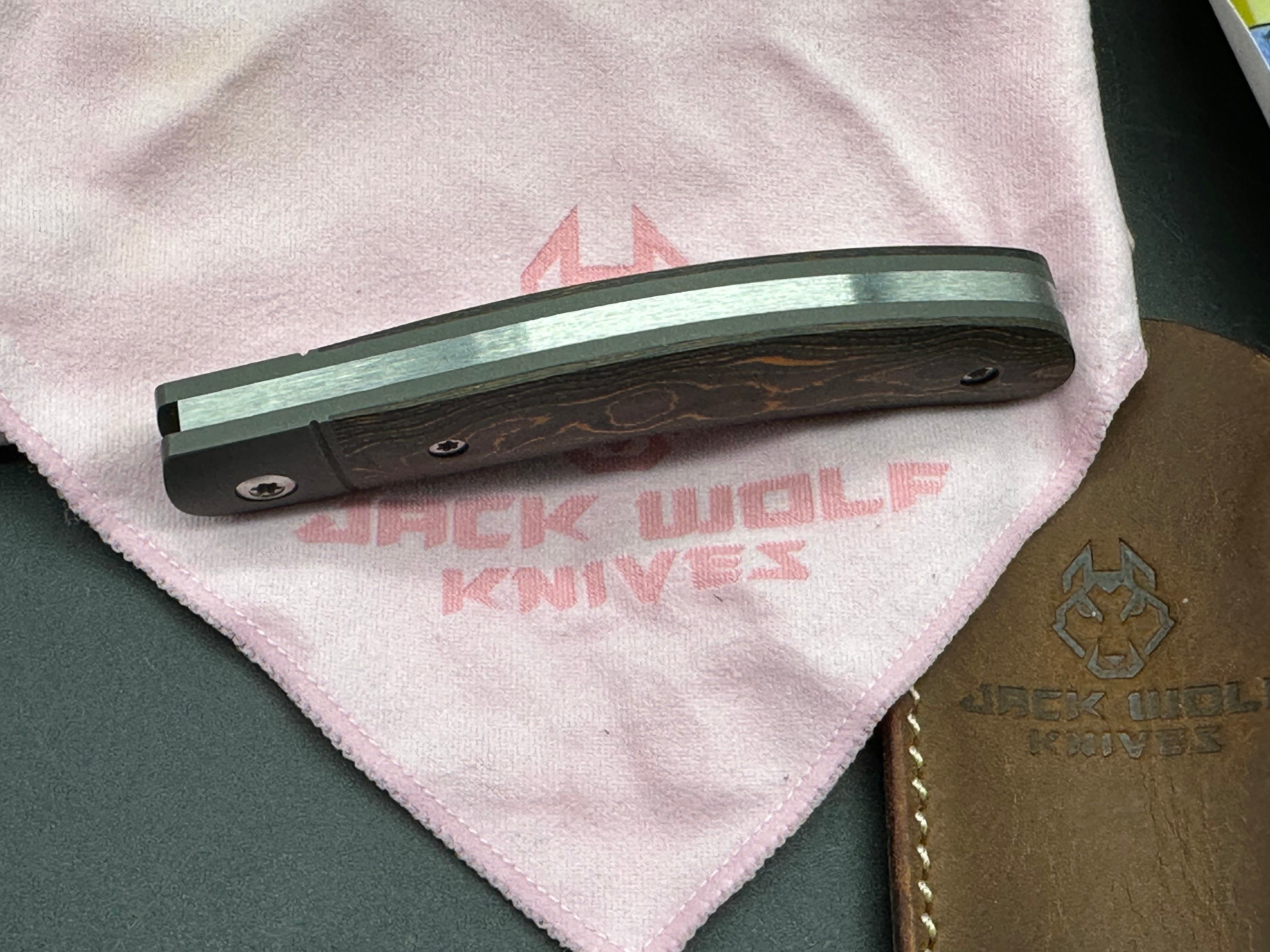 Jack Wolf Javelina Jack Orange Camo Carbon Hunting Knife - Premium Outdoor Survival Tool for Camping, Hiking & Bushcraft