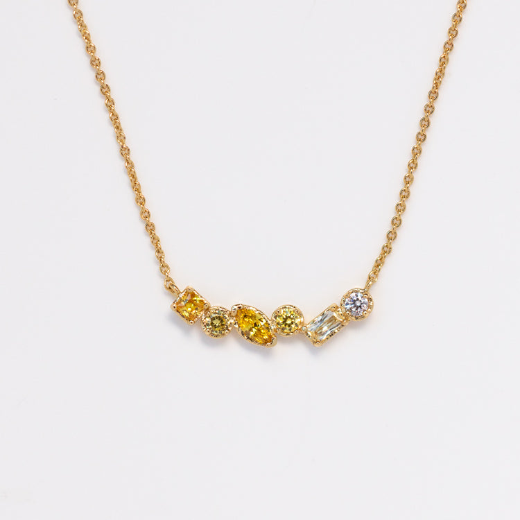 Shades of You Ombre Birthstone Necklace - Personalized Jewelry Gift for Women, Mom, Wife - Perfect for Birthday, Anniversary & Special Occasions