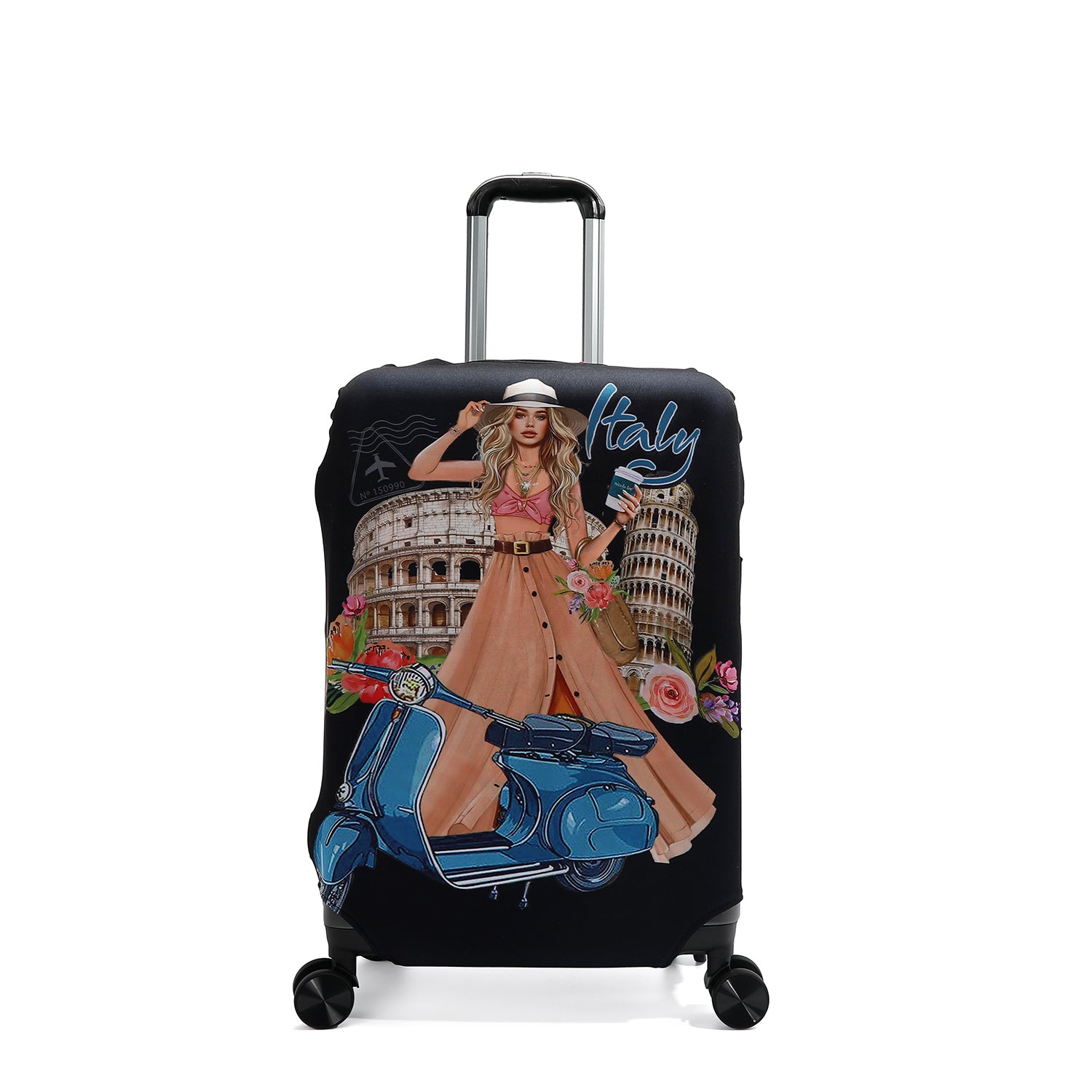 Durable Luggage Cover for Suitcases - Waterproof & Scratch-Resistant Travel Protector - Perfect for Airports, Flights, and Vacation Trips
