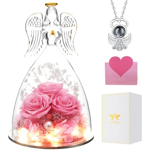 Large Angel Pink Rose for Her