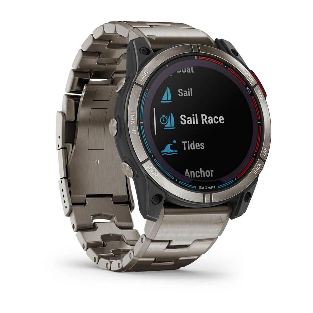 Garmin Quatix 7X Solar Smartwatch - Premium Marine GPS Watch with Solar Charging, Nautical Features & Multisport Tracking | Perfect for Boating, Fishing & Outdoor Adventures