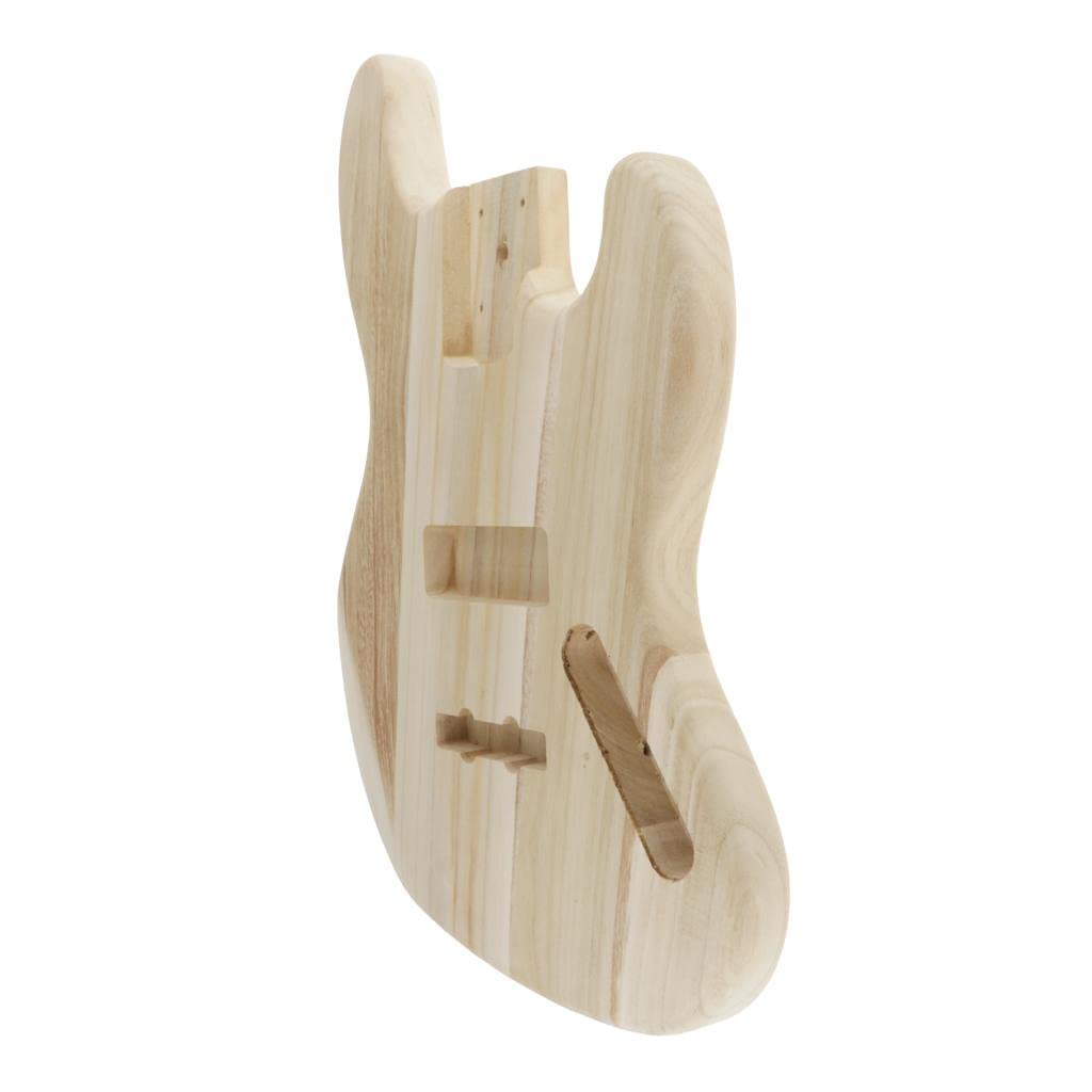 Handmade Unfinished Guitar Body Parts for JB Bass Guitar - DIY Customization & Repair, Perfect for Luthiers and Musicians
