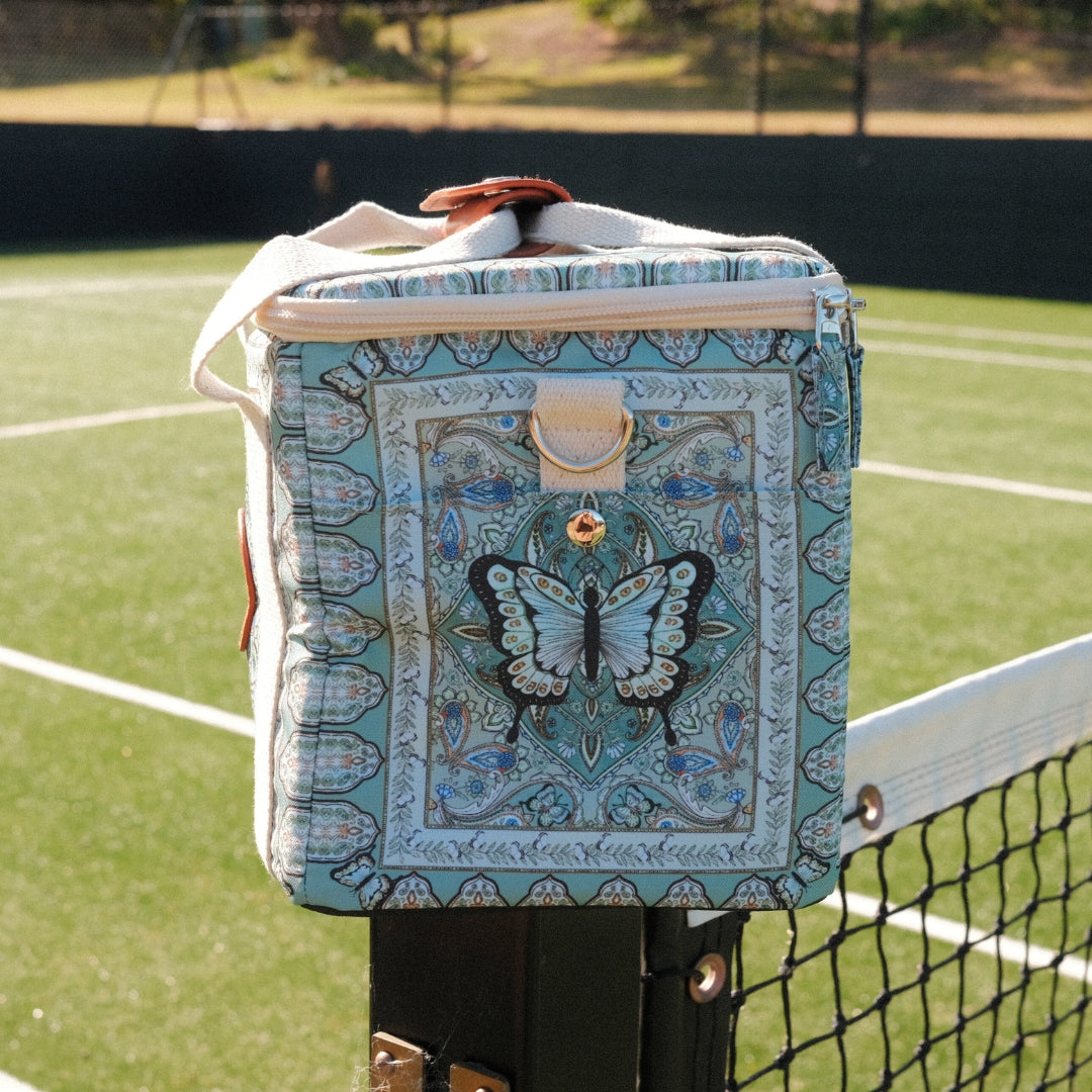 Butterfly Effect Mini Cooler - Portable Personal Cooler for Drinks, Picnics, Beach & Outdoor Activities | Compact & Lightweight Design | Perfect for Travel, Camping, and Road Trips