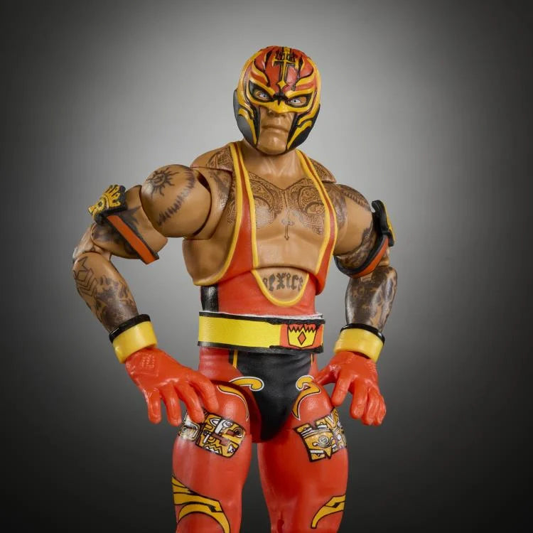 Rey Mysterio WWE Ultimate Edition 23 Action Figure - Collectible Wrestling Toy for Kids & Adults - Perfect for Display, Play & WWE Fan Collections