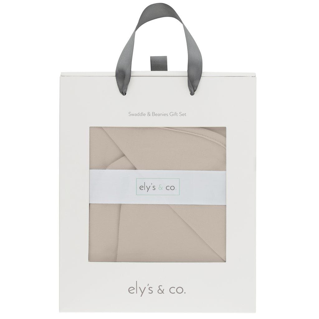 Ely's&Co. Jersey Cotton Swaddle Set - Soft Baby Swaddle Blankets for Newborns, Breathable & Stretchy for Comfortable Sleep, Perfect for Nursery, Travel & Photo Shoots