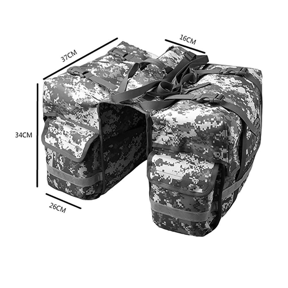 **50L Bike Rack Bag - Waterproof Bicycle Rear Seat Duffel Bag for Mountain, Road & Folding Bikes - Perfect for Long-Distance Riding, Commuting & Outdoor Adventures**