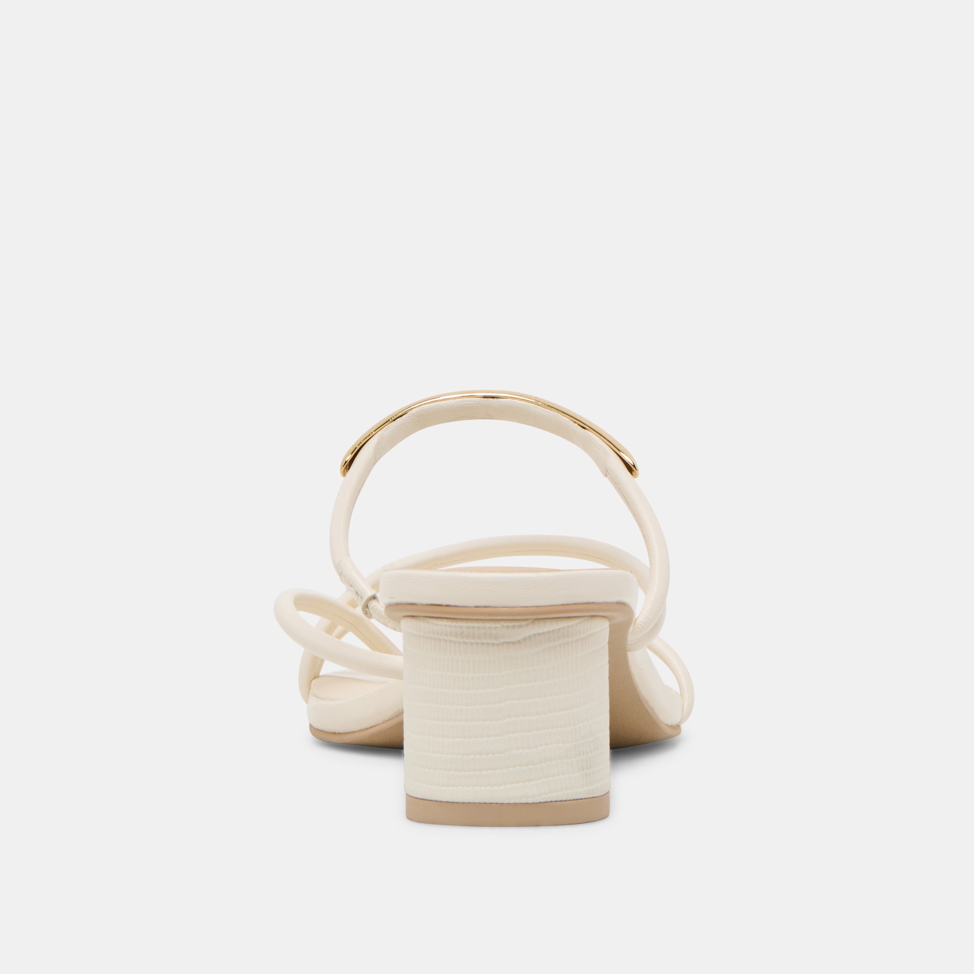 NAIRA HEELS - Off-White Genuine Leather Women's High Heels for Parties, Weddings & Evening Events