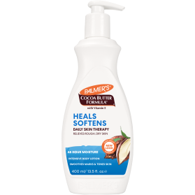 Palmer's Cocoa Butter Formula Daily Skin Therapy Lotion 13.5 oz - Moisturizing Body Lotion for Dry Skin, Stretch Marks & Scars - Perfect for Daily Hydration & Pregnancy Care