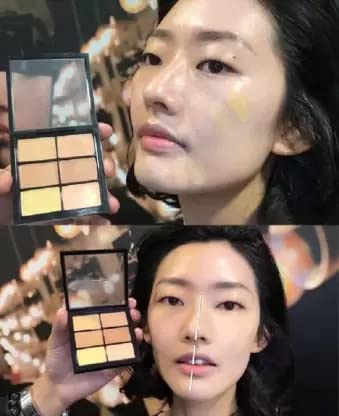 6-Color Professional Concealer Palette for Women - Full Coverage, Creamy & Blendable - Perfect for Dark Circles, Blemishes & Contouring