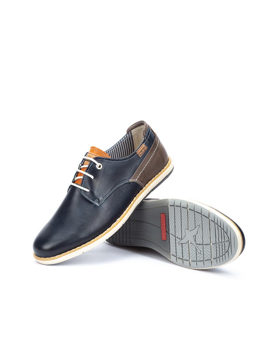 PIKOLINOS Men's Jucar Leather Lace-Up Dress Shoes - Stylish & Comfortable Formal Footwear for Office, Wedding & Business Events