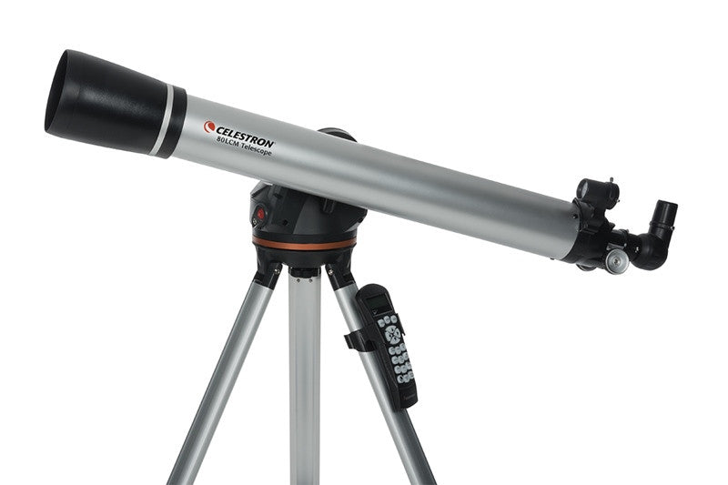 Celestron 80 LCM Computerized Telescope for Adults & Kids - Portable Refractor Telescope with Auto Tracking for Stargazing, Bird Watching & Astronomy Beginners - Perfect for Backyard, Camping & Travel Adventures