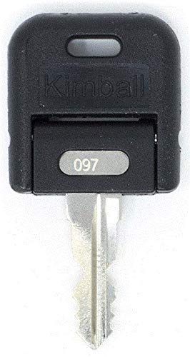 Kimball Office 097 Double Sided Replacement Keys (2-Pack) - Compatible with File Cabinets, Desks & Storage Furniture - Durable & Secure Lock Replacement Keys for Home & Office Use