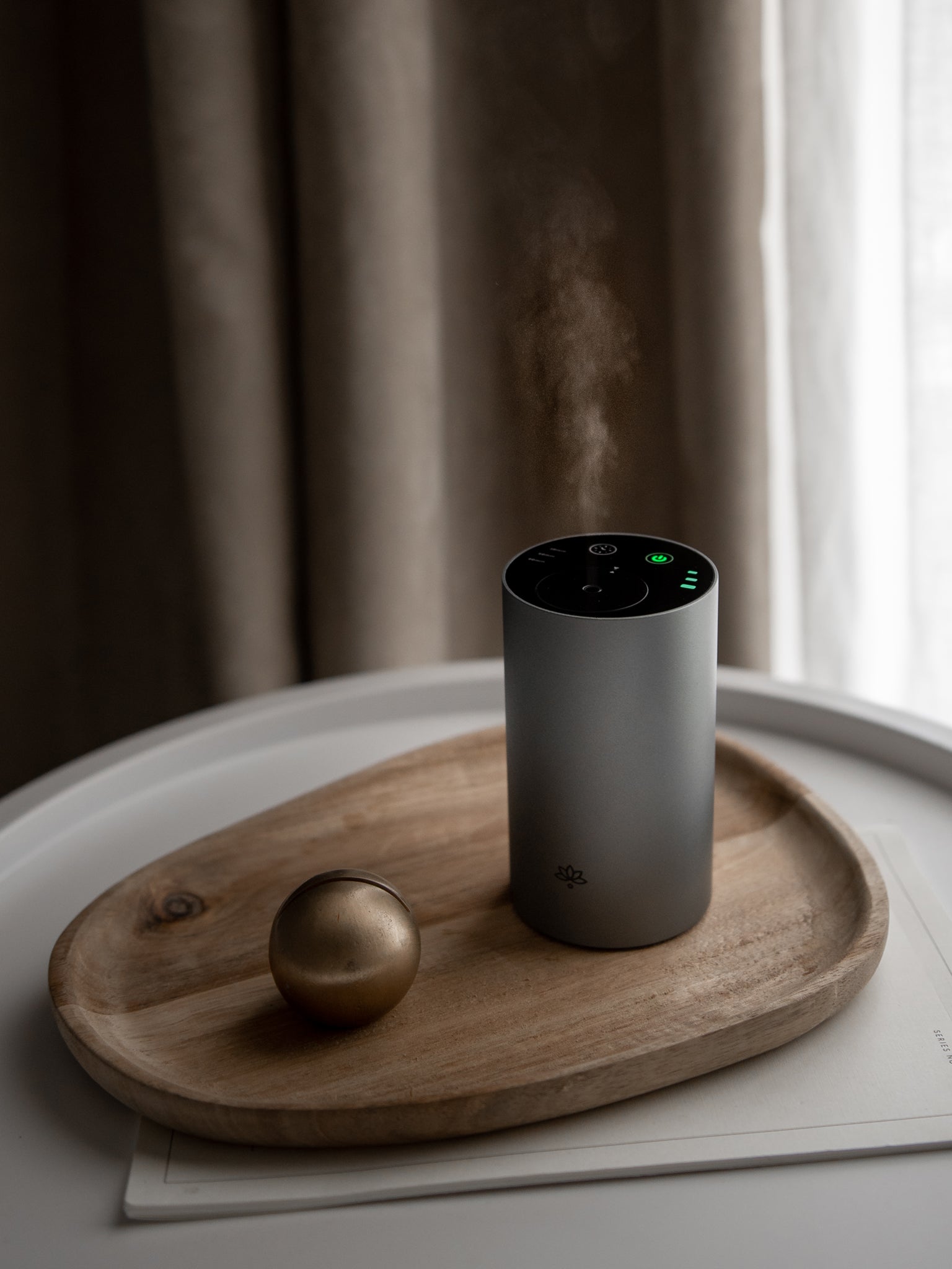 Made By Zen Rove Aroma Atomiser Diffuser - Premium Essential Oil Diffuser for Home, Office & Spa - Create Relaxing Atmosphere with Ultrasonic Mist & LED Lights