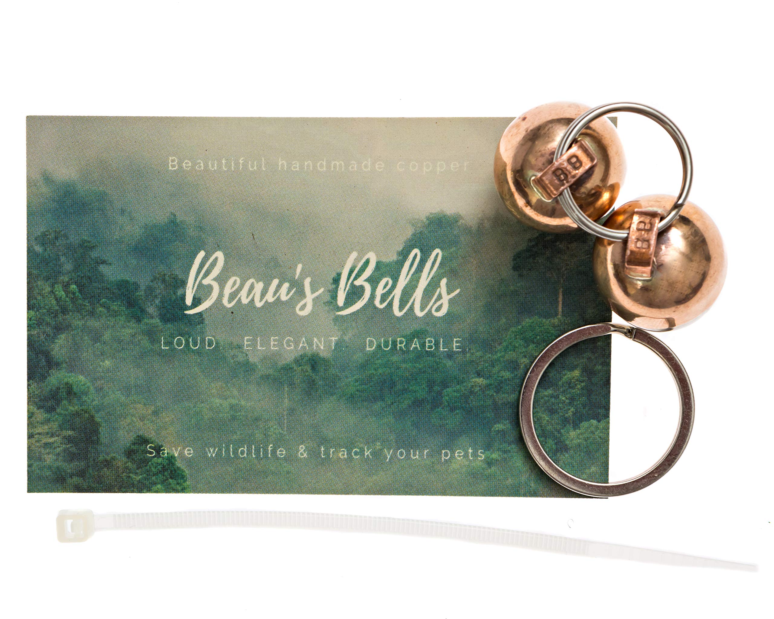 Extra Loud Pet Bells for Cats & Dogs - Save Birds & Wildlife - Handmade Copper - for Outdoor Adventures
