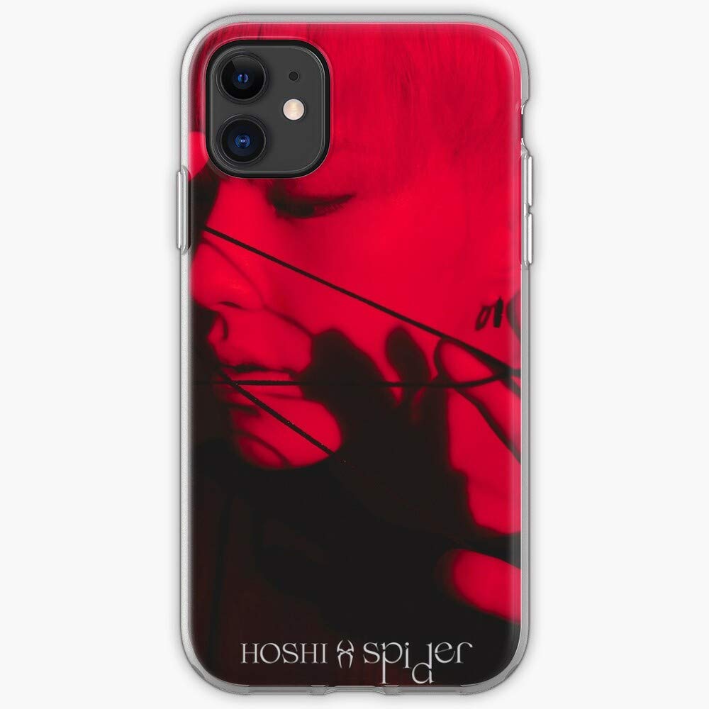 Kpop SEVENTEEN Hoshi Spider Boy iPhone Case - Compatible with iPhone 12/11/XR/7/8/SE 2020 | Trendy Protective Cover for Fans | Perfect for Concerts, School & Daily Use