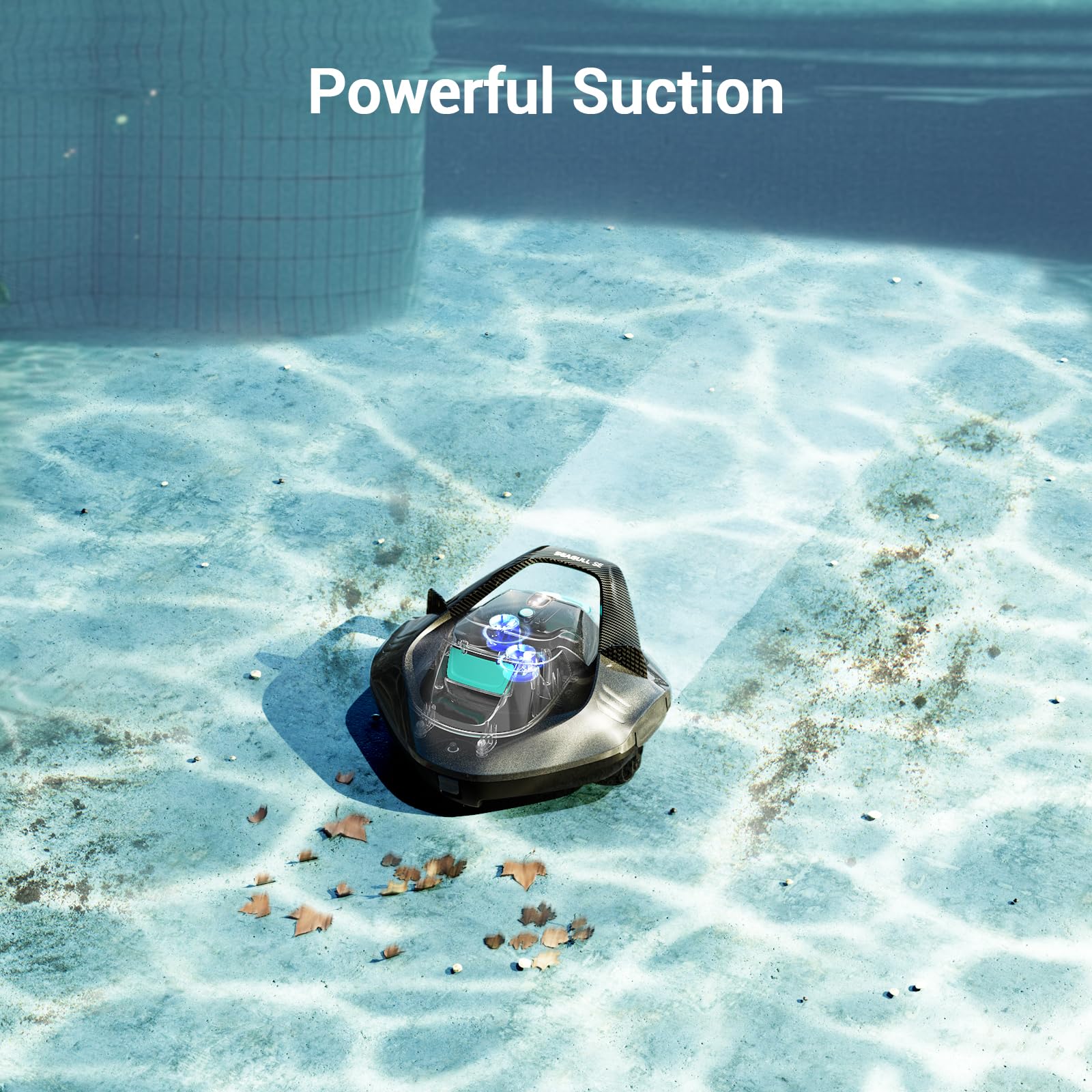 AIPER Cordless Robotic Pool Cleaner with Dual Drive Motors, Automatic Parking Technology, Lightweight - Ideal for Above Ground & Inground Pools | Perfect for Backyard, Vacation Homes & Residential Swimming Pools