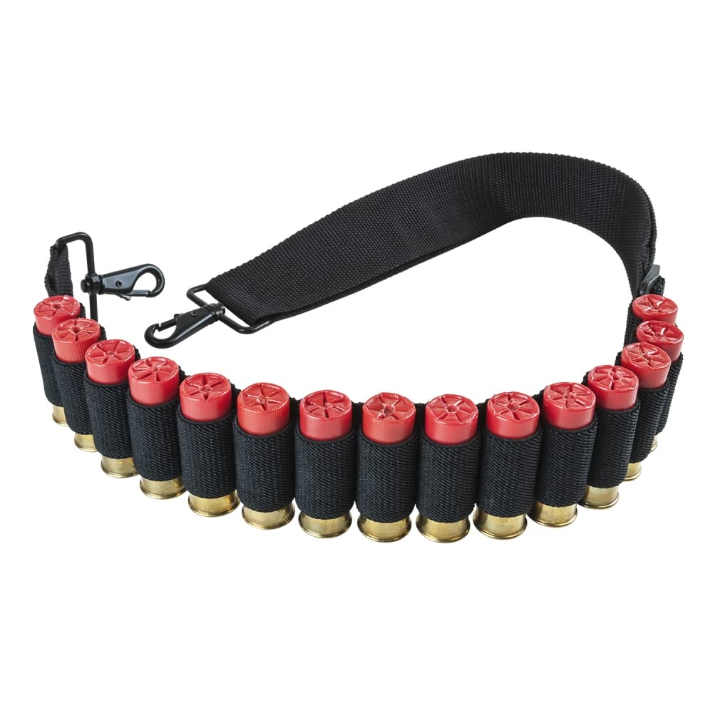 Benelli Supernova 12ga 2-Point Tactical Sling - Adjustable Ammo Carrier Bandolier for Hunting & Home Defense | Crossbody Shotgun Accessory in Black | Perfect for Range Days & Outdoor Adventures