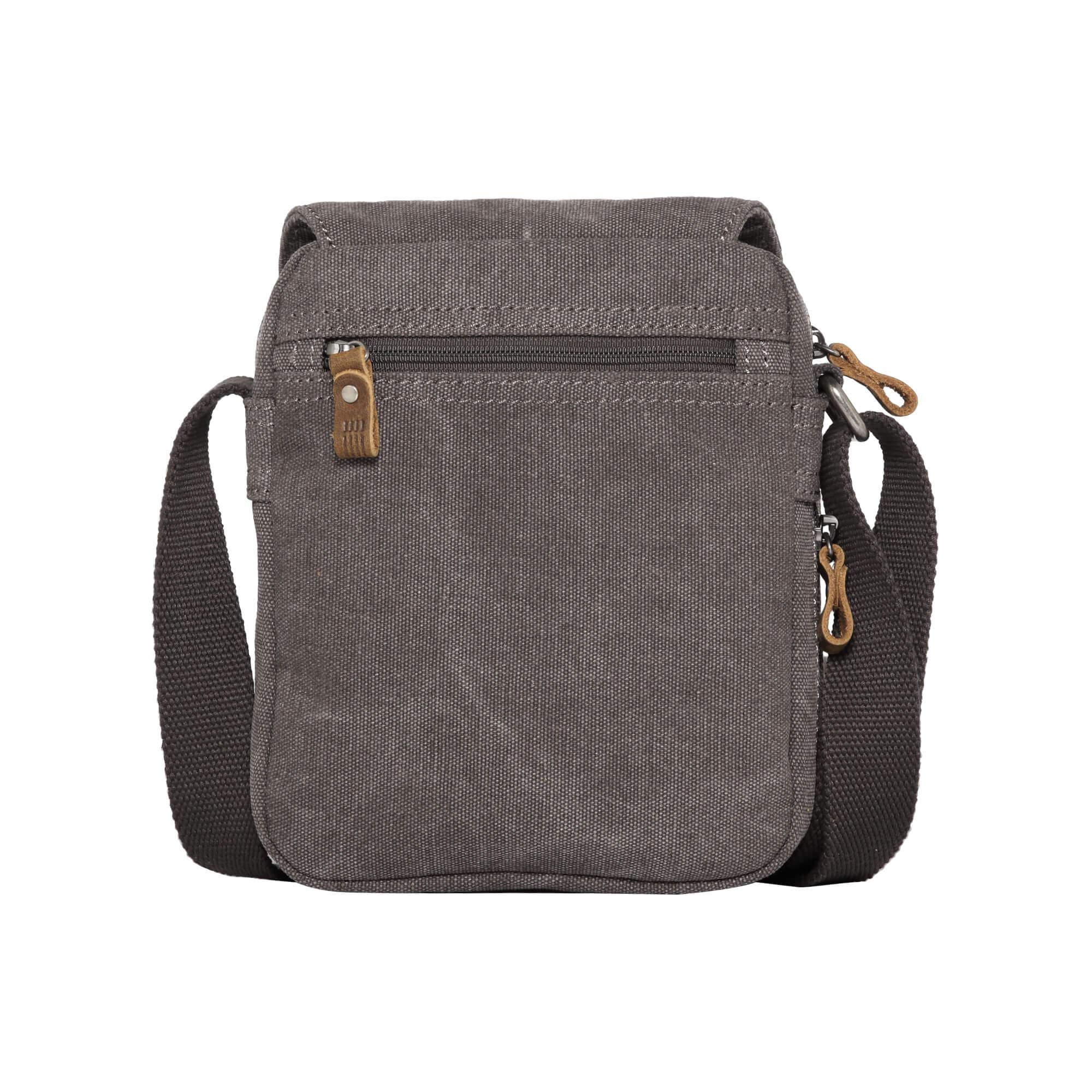 TRP0220 Troop London Classic Canvas Crossbody Bag - Stylish & Durable for Travel, Work & Everyday Use