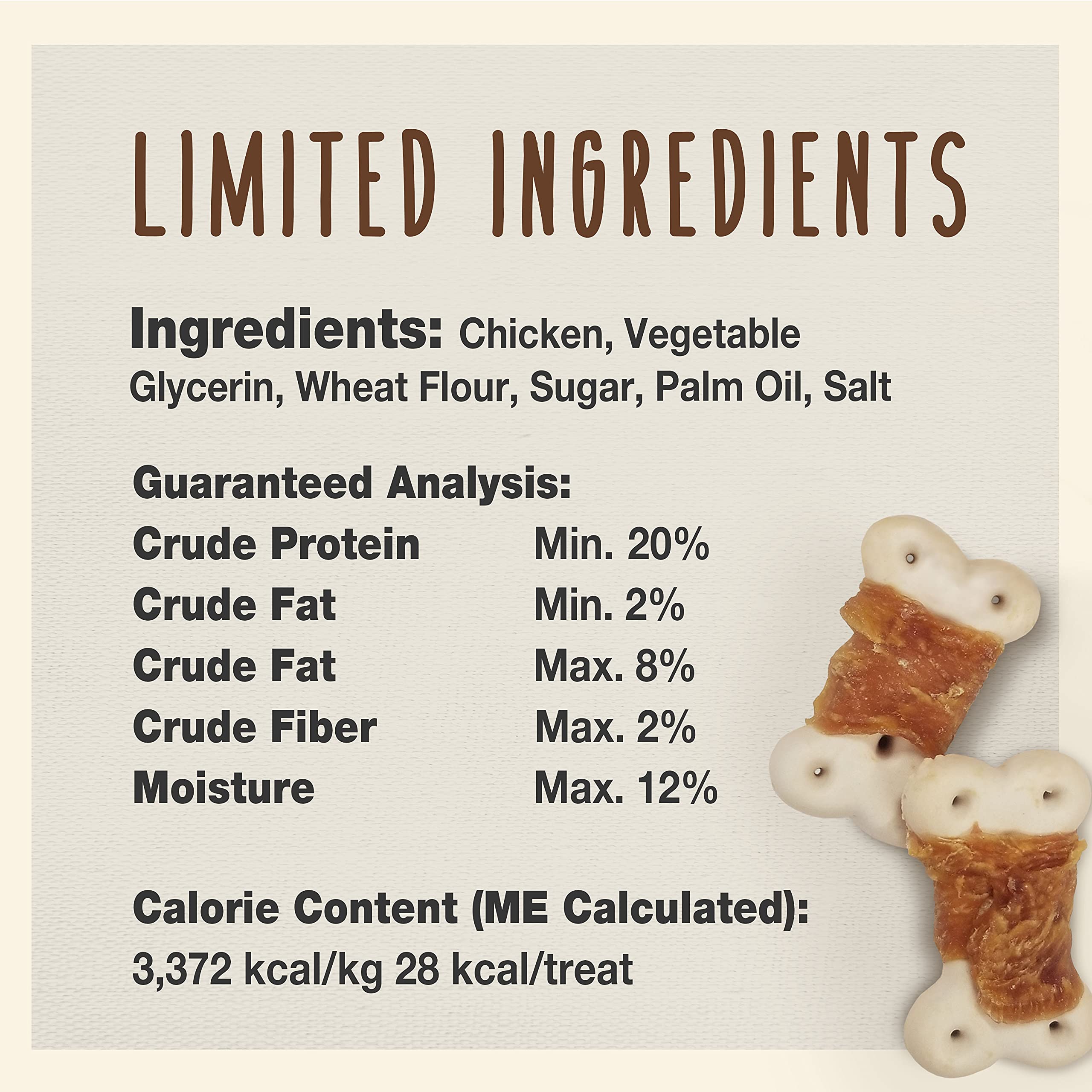Cadet Gourmet Chicken Wrapped Biscuit Dog Treats - Healthy Training Snacks for Small & Large Breed Dogs - USA Inspected & Tested - 14 oz Bag - Perfect for Obedience Training & Reward-Based Learning