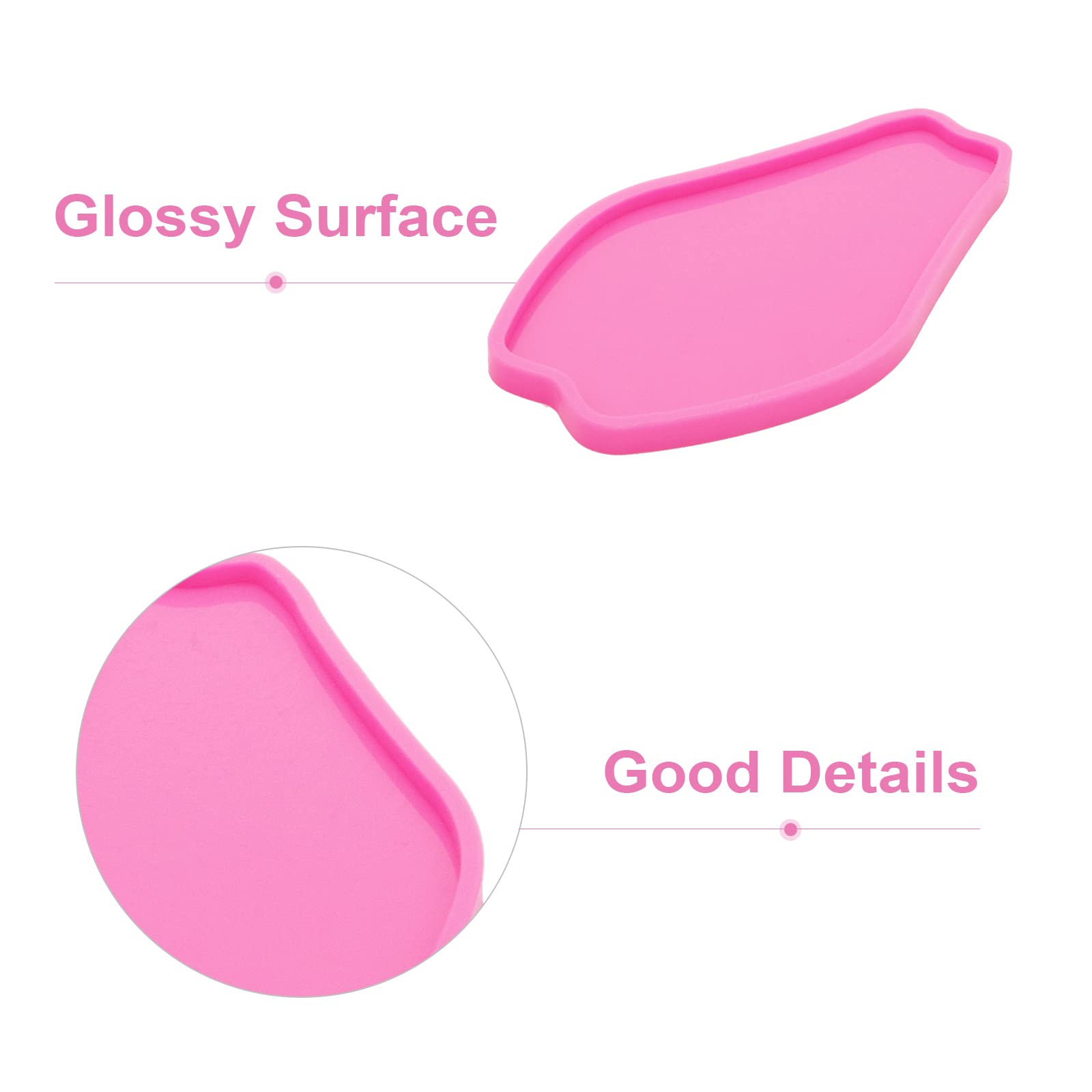 2Pcs Silicone Resin Molds for Pomegranate & Pawpaw Coasters - DIY Epoxy Geode Agate Casting Molds for Unique Cup Mats, Resin Trays & Home Decor - Perfect for Crafting, Gifts & Kitchen Accessories