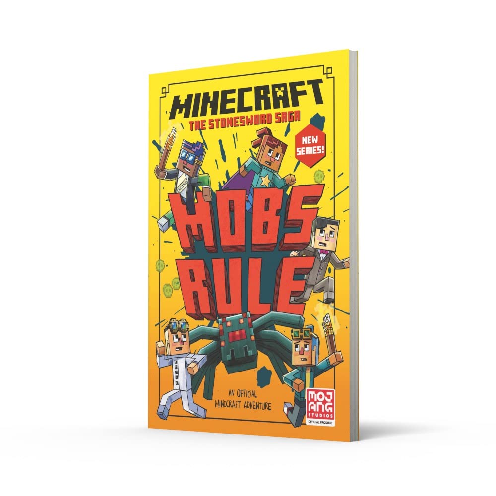 **Minecraft: Mobs Rule! - Official Illustrated Children's Gaming Fiction Book 2 (Stonesword Saga) - Perfect for Kids Ages 6-9 & Fans of Minecraft Movies - Great for Bedtime Reading & Young Gamers**