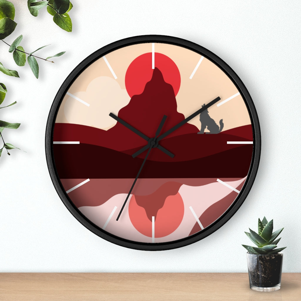 Stylish Southwest Midwest Wall Clock - Rustic Decor for Living Room, Kitchen & Office - Perfect for Home & Office Decor