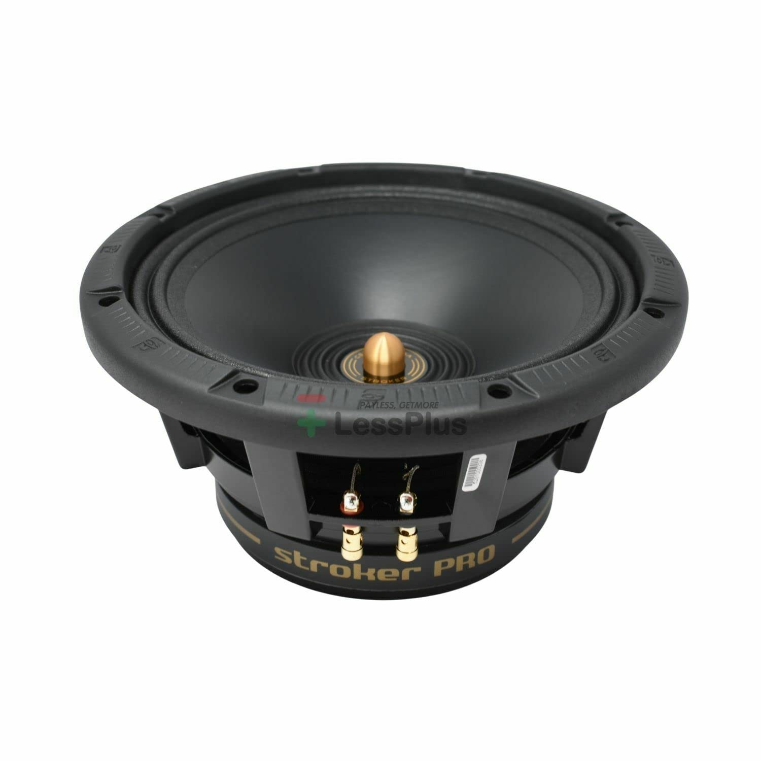 Cerwin Vega CVMPCL10 10-Inch 500W Full-Range Midrange Gold Speakers - Stroker Pro Series for Car Audio, Home Theater & Live Performances