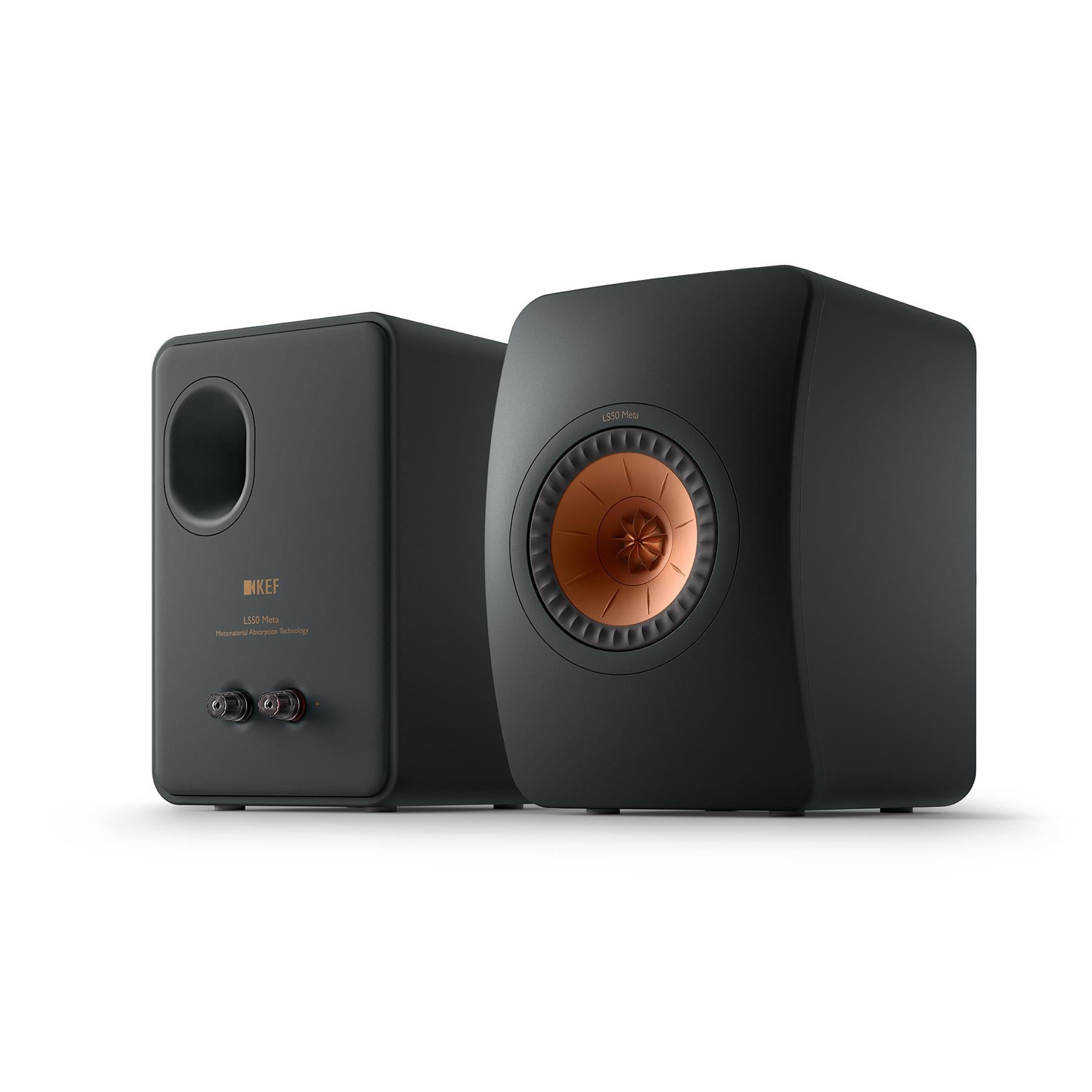 KEF LS50 Meta HiFi Bookshelf Speakers - Premium Audiophile Sound for Home Theater & Music Listening | Perfect for Studios, Living Rooms & Gaming Setups