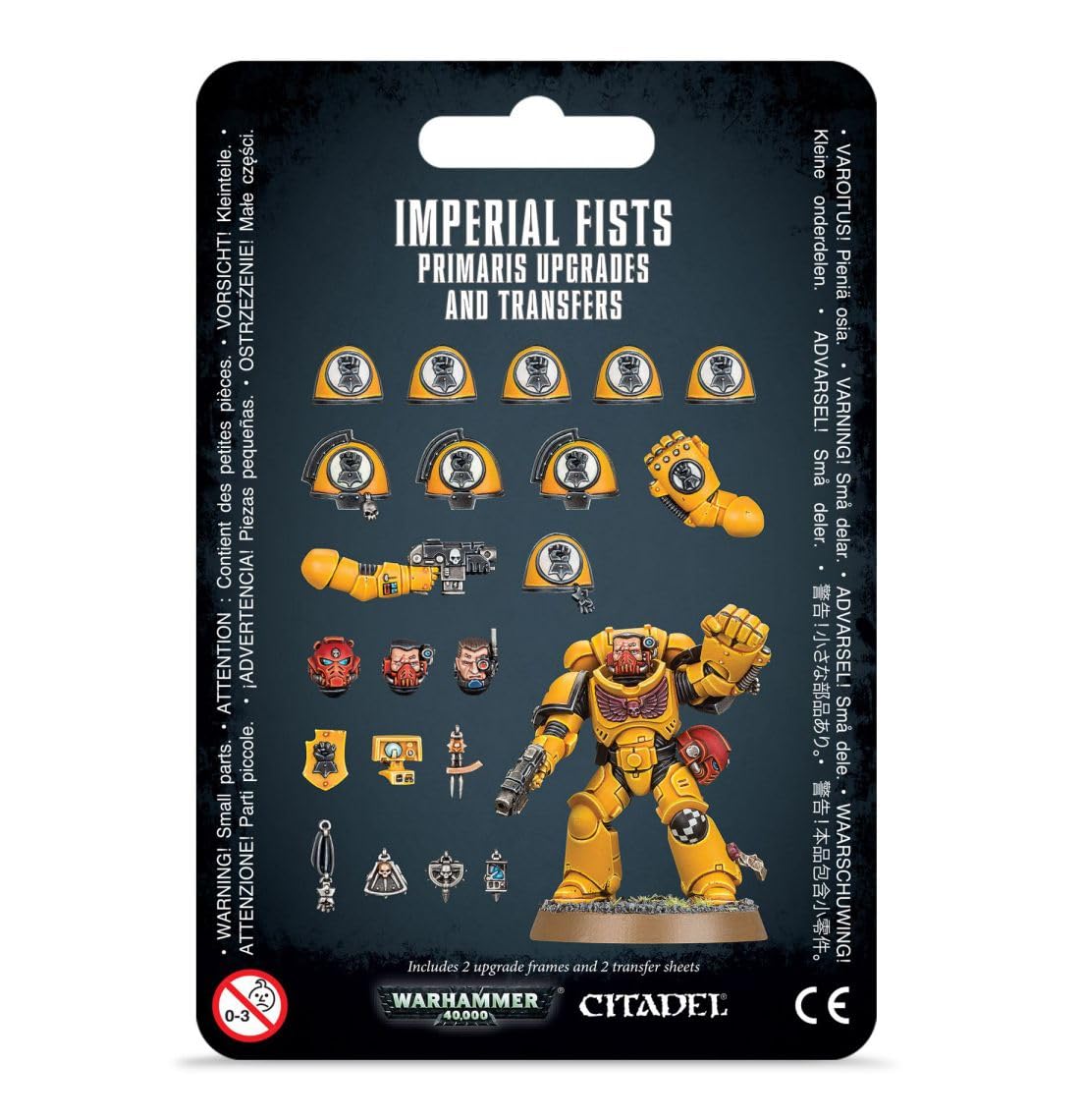 Warhammer 40k Imperial Fists Primaris Upgrades - Tabletop Gaming Accessories