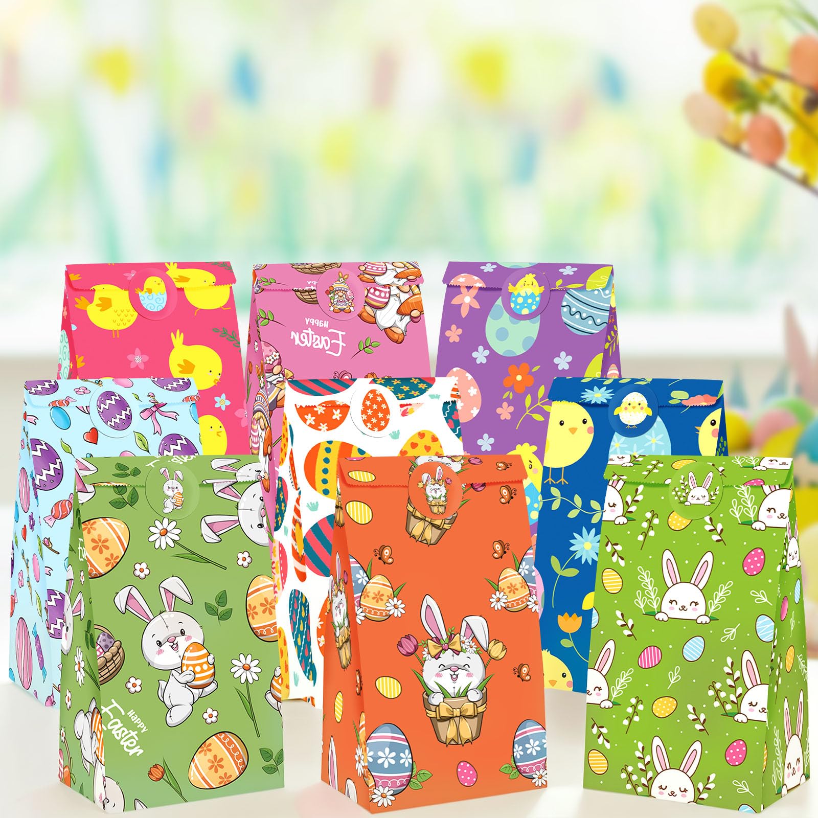 27 Pack Easter Treat Bags - 4.7