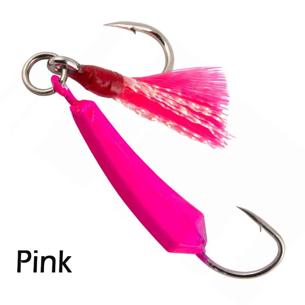 Buccaneer Wiggler Fishing Lure with Stinger Jig - 3/8oz Bass Trout Saltwater Freshwater Bait - Perfect for Casting Trolling and Jigging